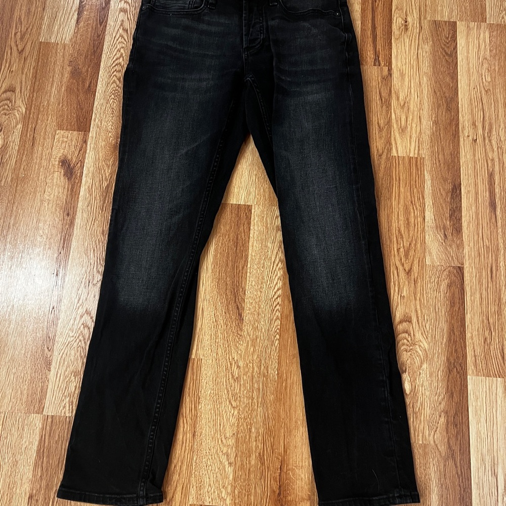 Denham Jeans Black Straight Classic Fit
